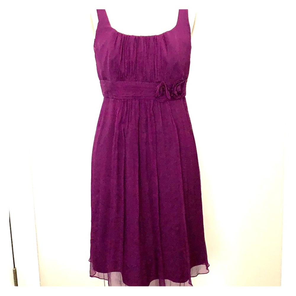 Amsale silk chiffon evening or formal dress